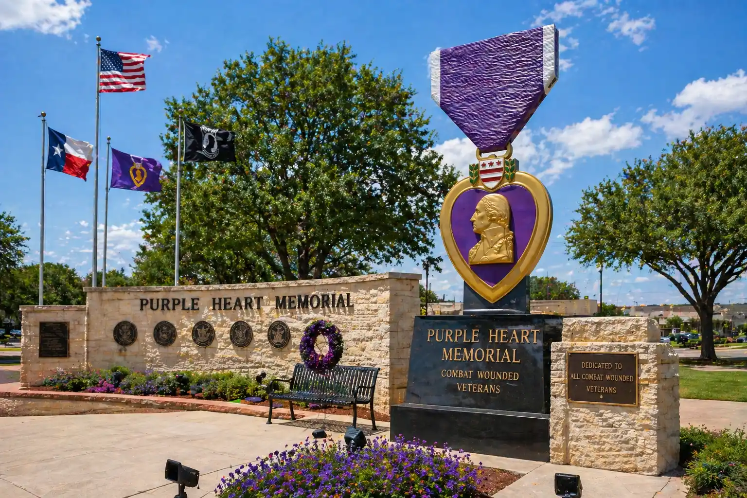Converse Purple Heart Memorial